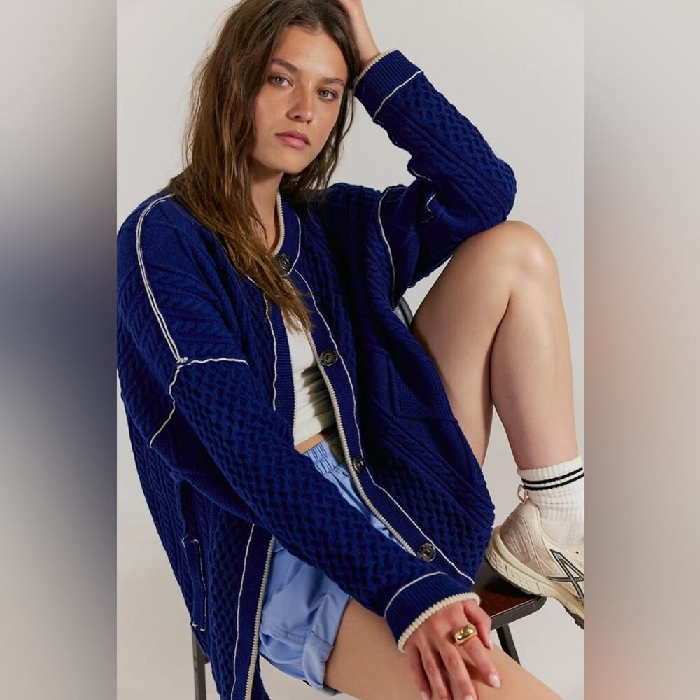 We The Free Tennessee Cable Knit Cardi